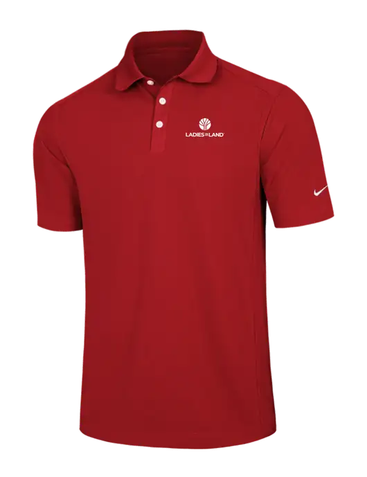 Nike Red Dri-FIT Classic Polo w/Ladies In Land Logo