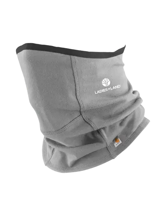 Carhartt Medium Grey Cotton Blend Filter Pocket Gaiter w/Ladies In Land Logo