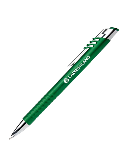 Schirhart Green Pen - Black Ink w/Ladies In Land Logo