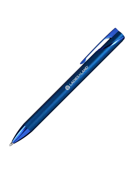 Navy HyperNova Ballpoint Pen - Black Ink w/Ladies In Land Logo
