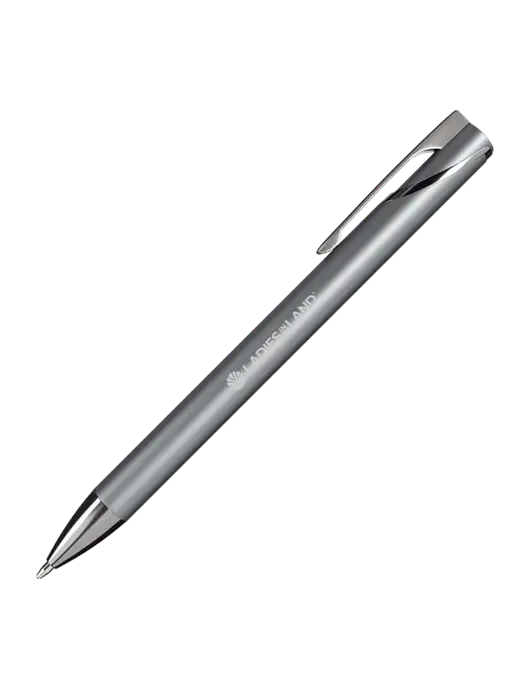 Dark Grey HyperNova Ballpoint Pen - Black Ink w/Ladies In Land Logo