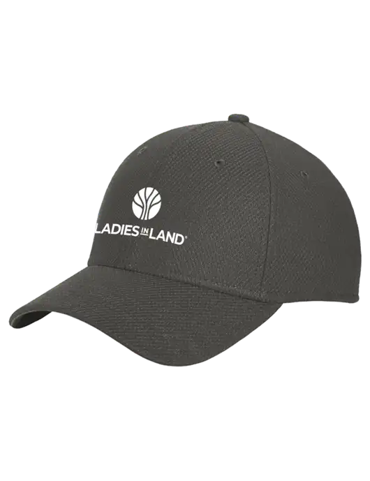 New Era Diamond Era Very Dark Grey Stretch Cap w/Ladies In Land Logo
