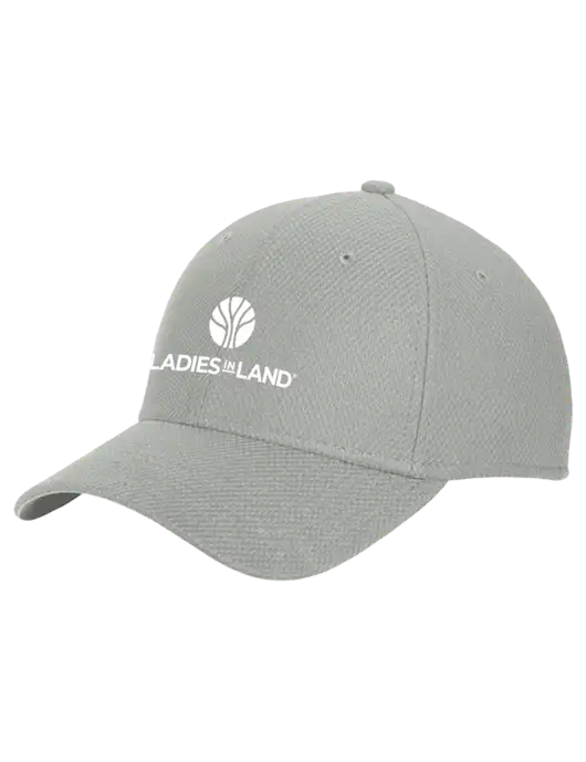 New Era Diamond Era Medium Grey Stretch Cap w/Ladies In Land Logo