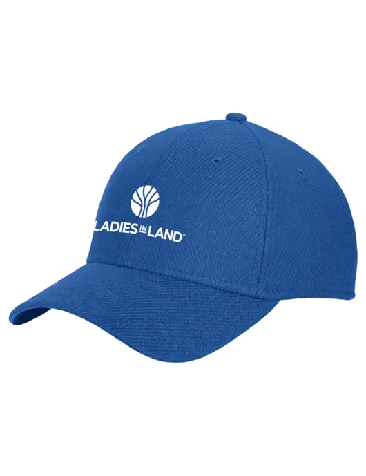 New Era Diamond Era Dark Royal Stretch Cap w/Ladies In Land Logo