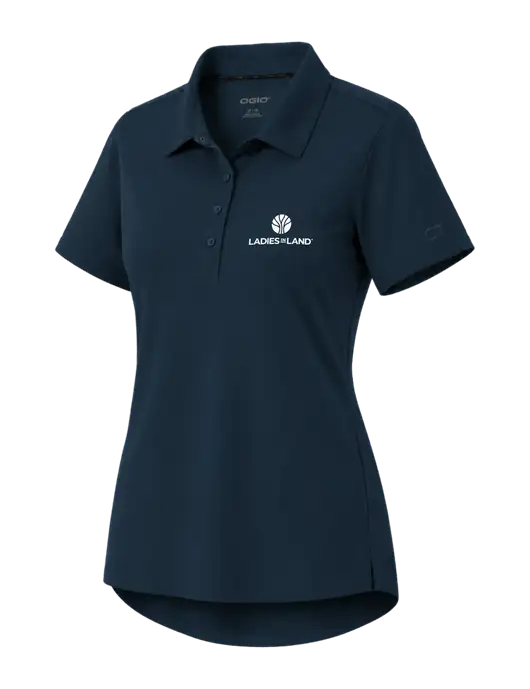 OGIO Womens Envision Dark Navy Polo w/Ladies In Land Logo