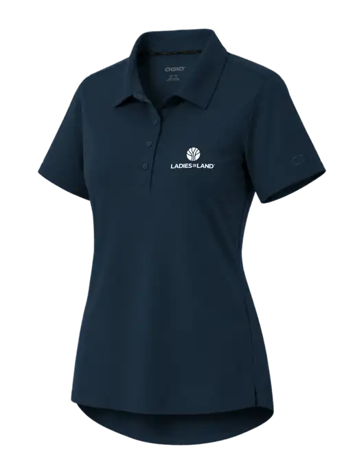 OGIO Womens Envision Dark Navy Polo w/Ladies In Land Logo